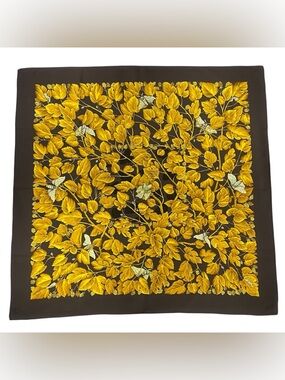 Hermes Silk Scarf L Arbre  De Soie Vintage Carre 90 Antoine De Jacquelot